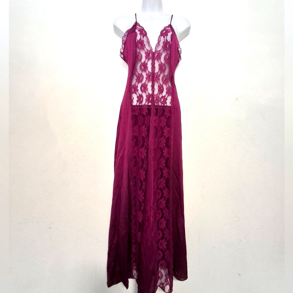 Vintage Val Mode Nightgown Long Sexy Shear